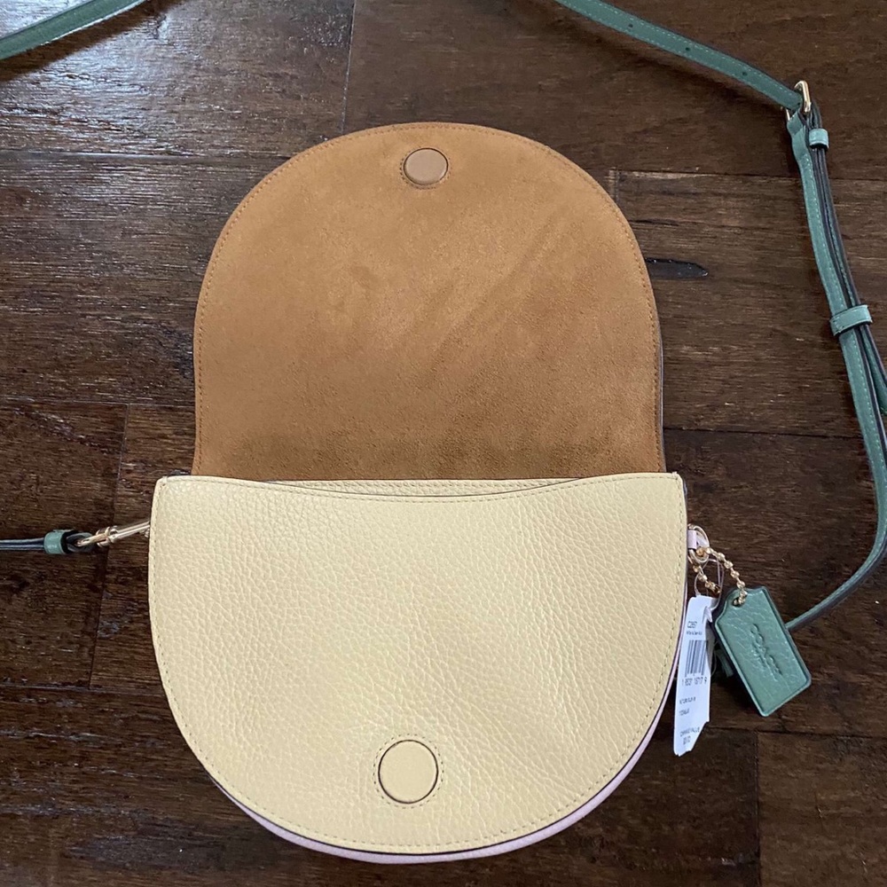 Coach Crossbody In Colorblock Vanilla Cream Multi - Picture 6 of 16